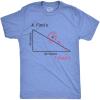 Find X T Shirt Funny Saying Math Teacher Graphic Sarcastic Gift Novelty Dad Joke(Blue)