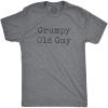 Mens Grumpy Old Guy T Shirt Funny Sarcastic Fathers Day Tee(Dark Heather Grey)