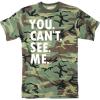 Mens You Cant See Me T Shirt Funny Hunting Camouflage Sarcastic Adult Humor Tee(Camo)
