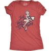 Womens Just Here to Bang T Shirt Funny Firework pin up Model USA Graphic Tee(Heather Red – Here to Bang)