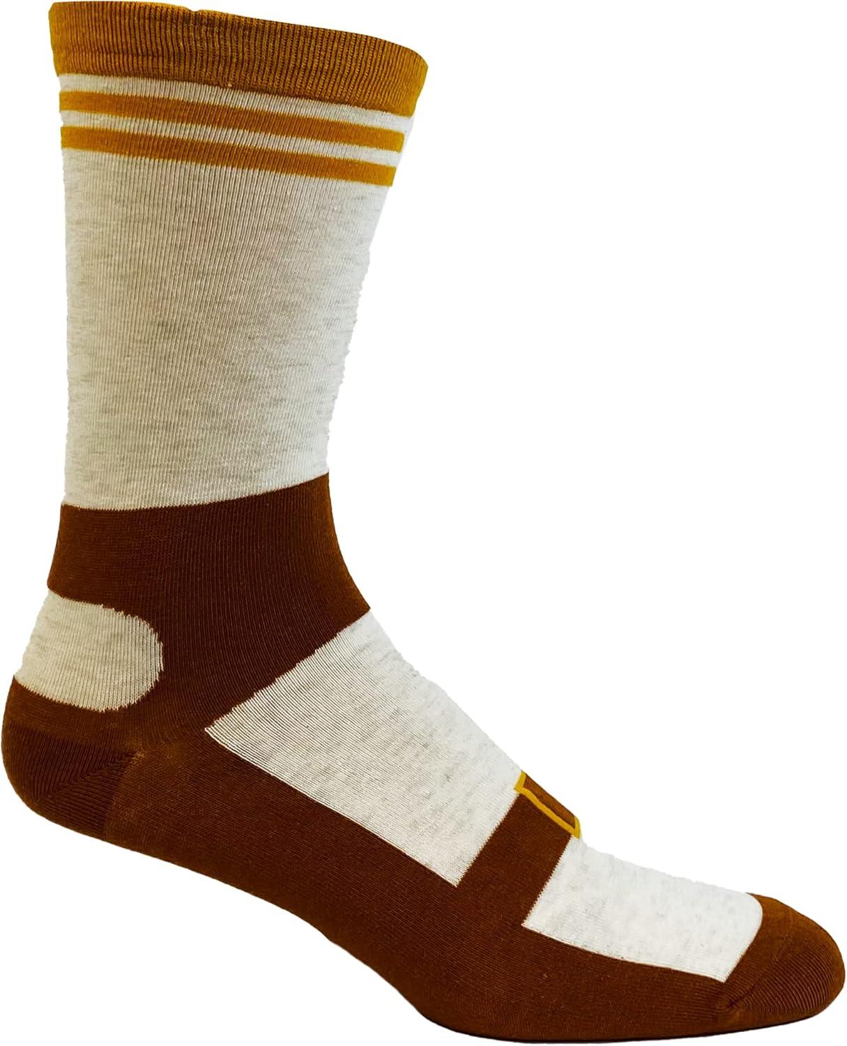 imageCrazy Dog TShirts Funny Novelty Socks for Men Cool Designs for Guys with Fun HumorBerk N Socks