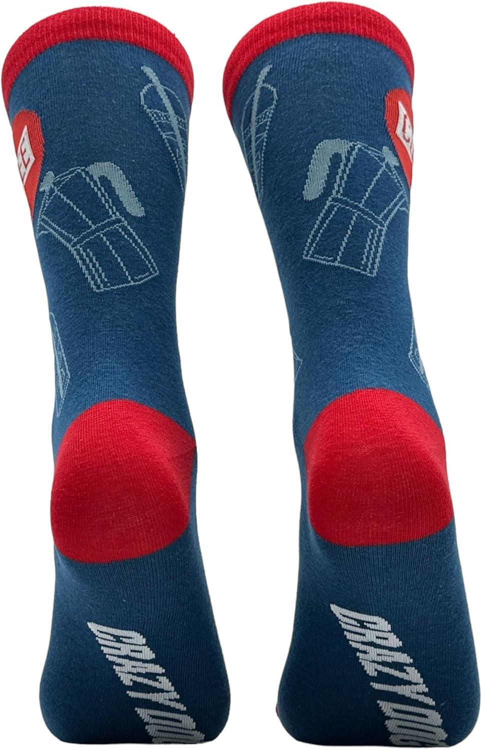 imageCrazy Dog TShirts Funny Novelty Socks for Men Cool Designs for Guys with Fun HumorCoffee First Aid