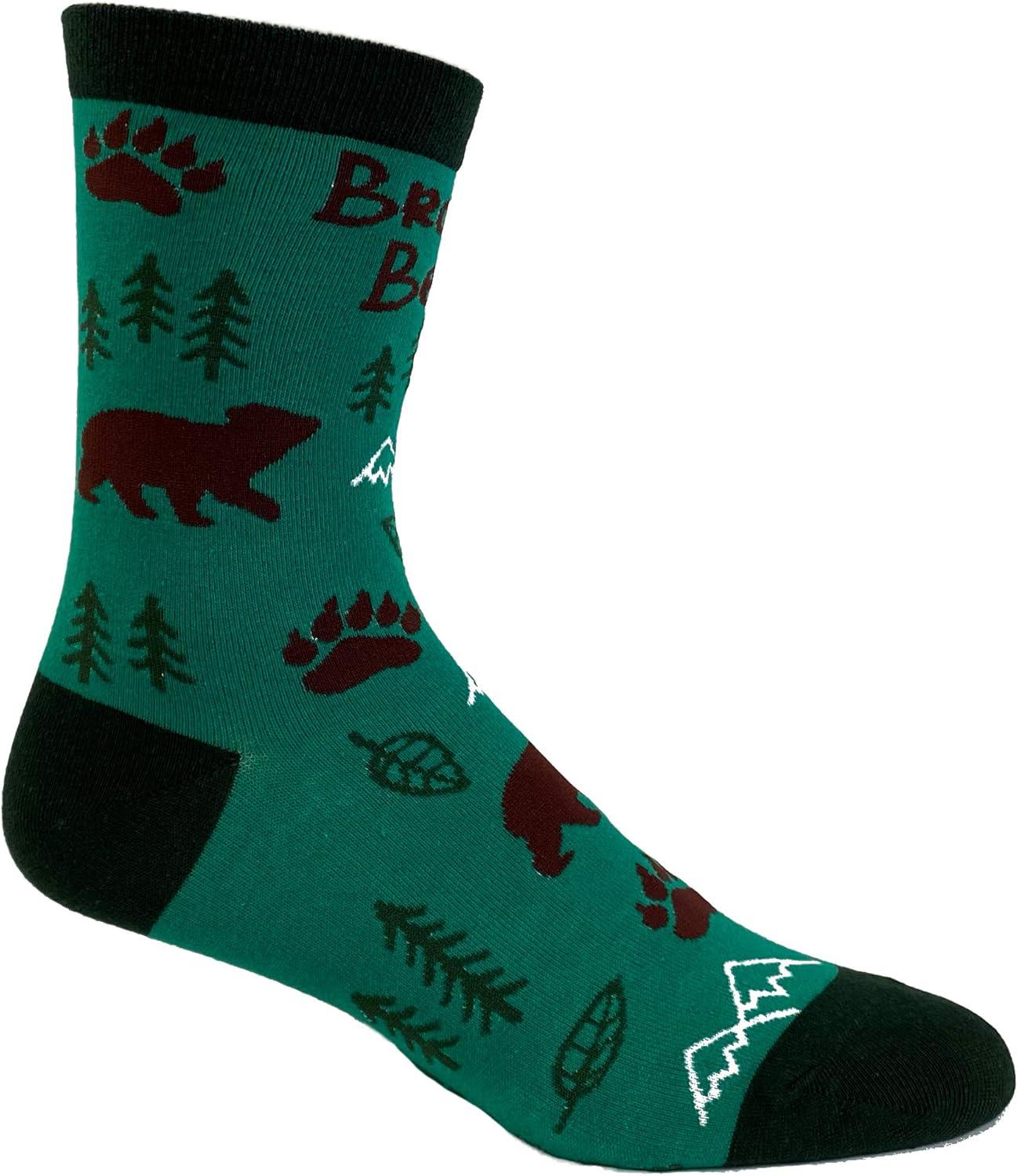 imageCrazy Dog TShirts Youth Brother Socks Funny Cool Sibling Bro Graphic Novelty Footwear for KidsBear