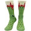 Crazy Dog T-Shirts Funny Novelty Socks for Men – Cool Designs for Guys with Fun Humor(Alligator)