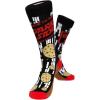 Crazy Dog T-Shirts Funny Novelty Socks for Men – Cool Designs for Guys with Fun Humor(Dark Side Cookies)