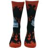 Crazy Dog T-Shirts Funny Novelty Socks for Men – Cool Designs for Guys with Fun Humor(Dumpster Fire)