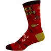 Crazy Dog T-Shirts Funny Novelty Socks for Men – Cool Designs for Guys with Fun Humor(Fire It Up)