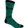 Crazy Dog T-Shirts Men’s Funny Dad Socks Fathers Day Graphic Novelty Footwear(Dadasaurus – Green)