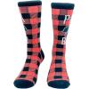 Crazy Dog T-Shirts Men’s Funny Dad Socks Fathers Day Graphic Novelty Footwear(Papa Bear Plaid)