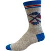 Crazy Dog T-Shirts Men’s Funny Dad Socks Fathers Day Graphic Novelty Footwear(Reel Cool Grandpa)