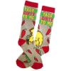 Taco Dirty To Me Socks Funny Saying Graphic Novelty Crazy Fun Gag Gift for Him (Grey)(Grey)