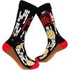 Crazy Dog T-Shirts Funny Novelty Socks for Men – Cool Designs for Guys with Fun Humor(Dark Side Cookies)