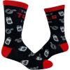 Crazy Dog T-Shirts Men’s Funny Dad Socks Fathers Day Graphic Novelty Footwear(Duct Tape Beer)