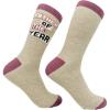 Crazy Dog T-Shirts Men’s Funny Dad Socks Fathers Day Graphic Novelty Footwear(Father of the Year)