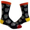 Crazy Dog T-Shirts Men’s Sugar Skull Socks Funny Day of The Day Mexico Graphic Novelty Footwear