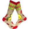 Taco Dirty To Me Socks Funny Saying Graphic Novelty Crazy Fun Gag Gift for Him (Grey)(Grey)