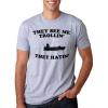 They See Me Trollin T Shirt Funny Fishing Shirts Fish Jokes Summer Camping(Light Heather Grey)