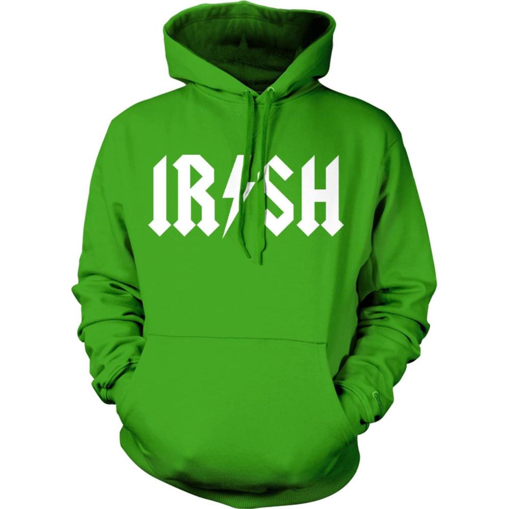 imageIrish Rockstar Hoodie Funny Saint Patricks Day Shamrock Clover Shenanigans Shirt