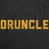 Crazy Dog Mens Funny Uncle T Shirts Sarcastic Family Tees for Guys(Druncle)