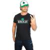 Crazy Dog T-Shirts Mens Irish Hooligan T-Shirt Black(Black)