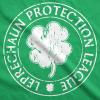 Funny St Paddy’s Day T Shirts for Men Hilarious Saint Patricks Day Shirts for Guys(Heather Green – Leprechaun Protection)