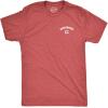 Mens Bushwood Country Club Shirt Golfing T Shirt Funny Tees Golf Gift for Dad(Heather Red)