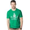 Mens Saint Patrick is My Homeboy Tee Funny St Patty Day Cool Novelty T Shirt(Green)