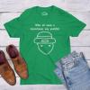 Who All Seen a Leprechaun Sketch T Shirt Funny Saint Patricks Day St Patty Tee(Green)