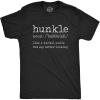Crazy Dog Mens Funny Uncle T Shirts Sarcastic Family Tees for Guys(Hunkle)