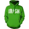 Irish Rockstar Hoodie Funny Saint Patricks Day Shamrock Clover Shenanigans Shirt