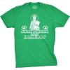 Mens Saint Patrick is My Homeboy Tee Funny St Patty Day Cool Novelty T Shirt(Green)