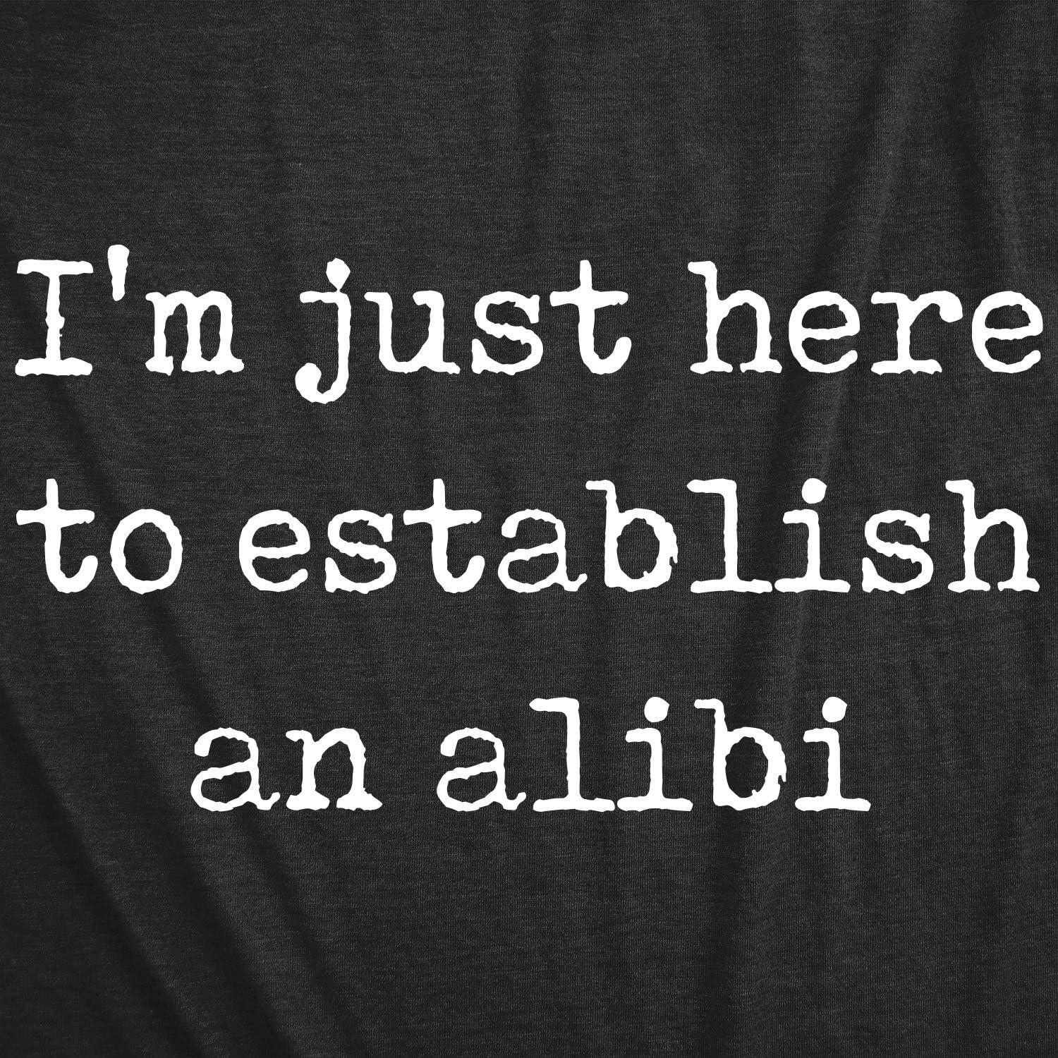 imageWomens Sarcastic T Shirts with Funny Sayings Novelty Graphic Tees for WomenHeather Black Alibi