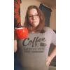 Funny Womens T-Shirts – Coffee Murdery and More Sarcastic Shirts for Cool Ladies with Sass(Dark Heather Grey – Coffee Murdery)