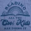 Funny Womens T-Shirts – Coffee Murdery and More Sarcastic Shirts for Cool Ladies with Sass(Heather Light Blue – Reading Cool Kids)