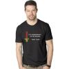 Mens Its Dangerous to Go Alone Take This Funny Nerdy Vintage Video Game T Shirt(Black)
