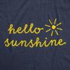 Womens Funny T Shirts Hello Sunshine Sarcastic Graphic Novelty Tee for Ladies