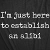 Womens Sarcastic T Shirts with Funny Sayings Novelty Graphic Tees for Women(Heather Black – Alibi)