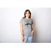 Womens Youre Never Too Old to Play in The Dirt T Shirt Funny Gardening Tee(Heather Green)