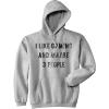 Crazy Dog T-Shirts Funny Gamer Hoodie for Men – I Like Gaming and Maybe 3 People Print – Soft Heather Grey Pullover Sweatshirt – Nerdy Video Game Hoodie for Winter or Holiday Gifting – Grey XXL