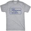 Mens I’m Not Procrastinating I’m Doing Side Quests T Shirt Funny Nerdy Video Game Tee(Light Heather Grey)