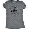 Womens Youre Never Too Old to Play in The Dirt T Shirt Funny Gardening Tee(Dark Heather Grey)