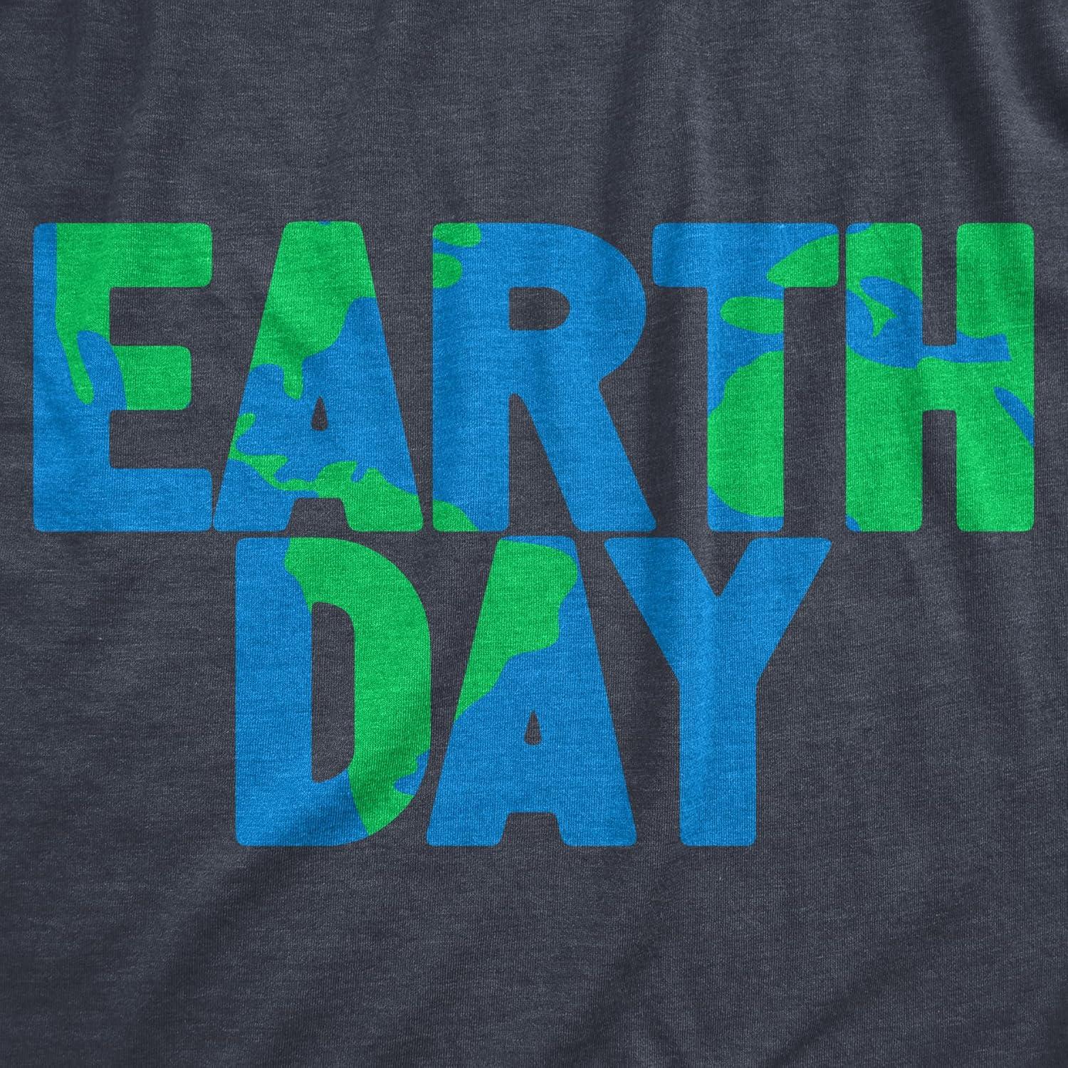 imageWomens Earth Day T Shirt Funny Awesome Environmental Nature Recycling Tee for LadiesHeather Navy Earth Day