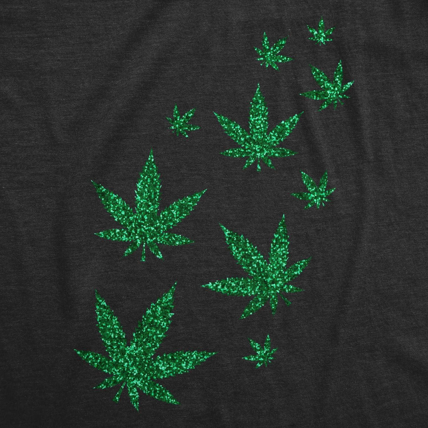 imageWomens Saint Patricks Day T Shirts for Pubs Funny Drinking Shirts for WomenHeather Black Glitter Pot