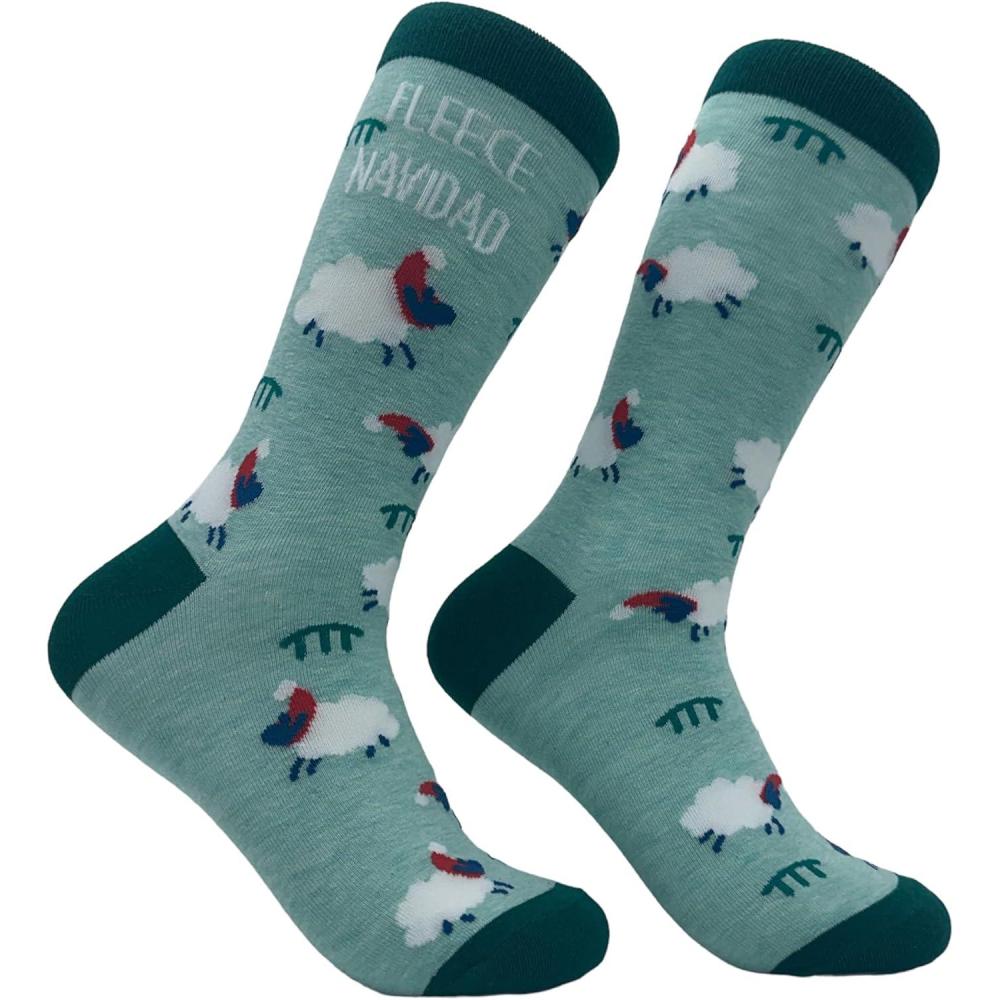 imageCrazy Dog Womens Christmas Socks Cute Cozy Festive Xmas Socks for The HolidaysFleece Navidad