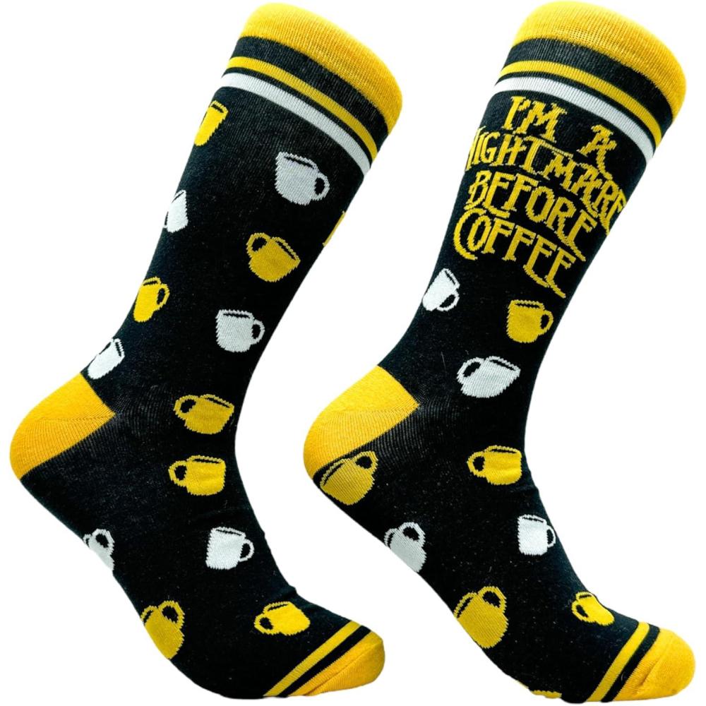 imageCrazy Dog Womens Christmas Socks Cute Cozy Festive Xmas Socks for The HolidaysNightmare