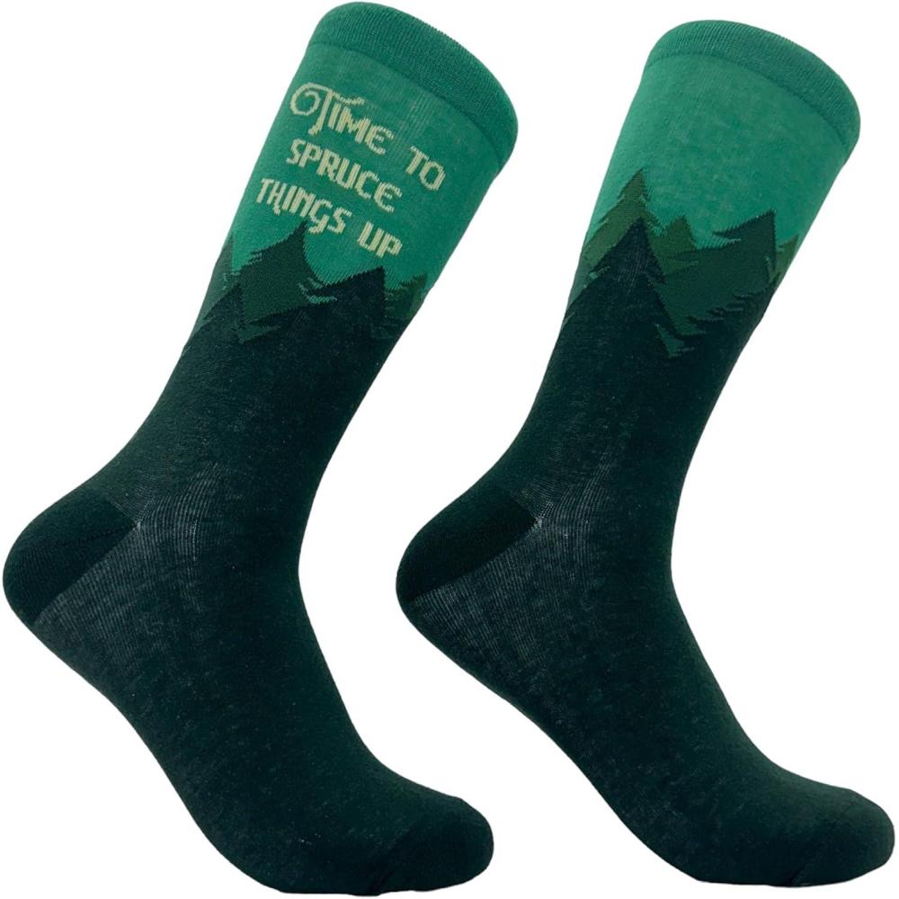 imageCrazy Dog Womens Christmas Socks Cute Cozy Festive Xmas Socks for The HolidaysSrpuce