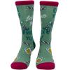 Crazy Dog Womens Christmas Socks Cute Cozy Festive Xmas Socks for The Holidays(Check Yo Elf)