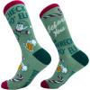 Crazy Dog Womens Christmas Socks Cute Cozy Festive Xmas Socks for The Holidays(Check Yo Elf)