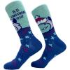 Crazy Dog Womens Christmas Socks Cute Cozy Festive Xmas Socks for The Holidays(Christmas Yeti)