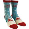Crazy Dog Womens Christmas Socks Cute Cozy Festive Xmas Socks for The Holidays(Hate Winter)